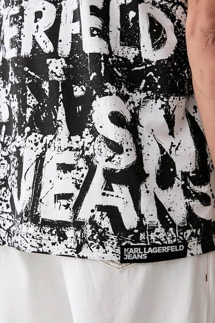 Karl Lagerfeld Jeans erkek pamuklu tişört