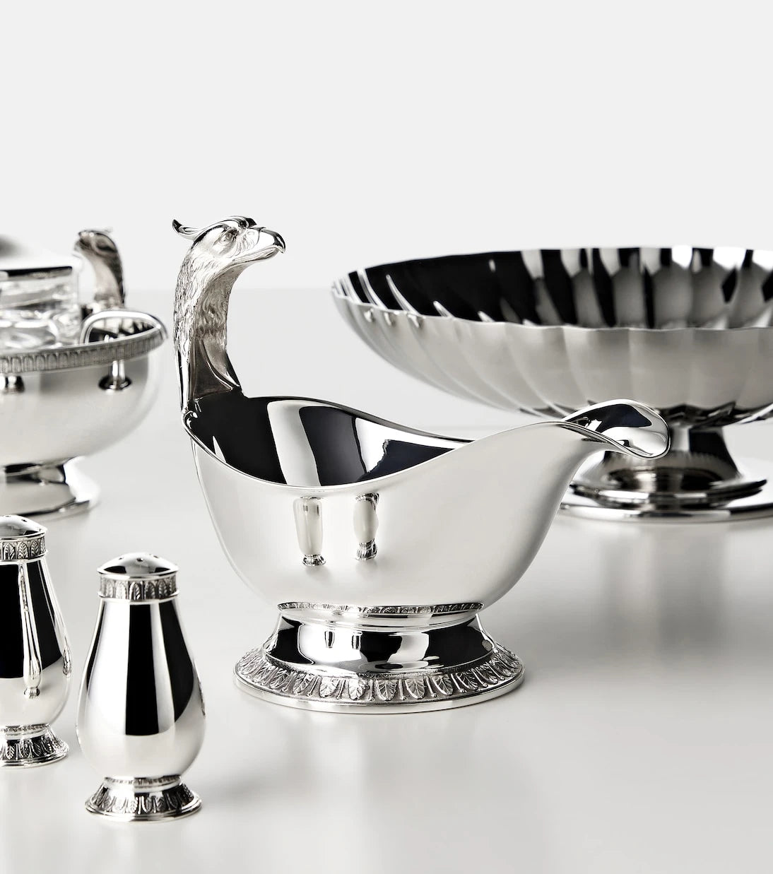 Christofle - Malmaison silver-plated gravy boat