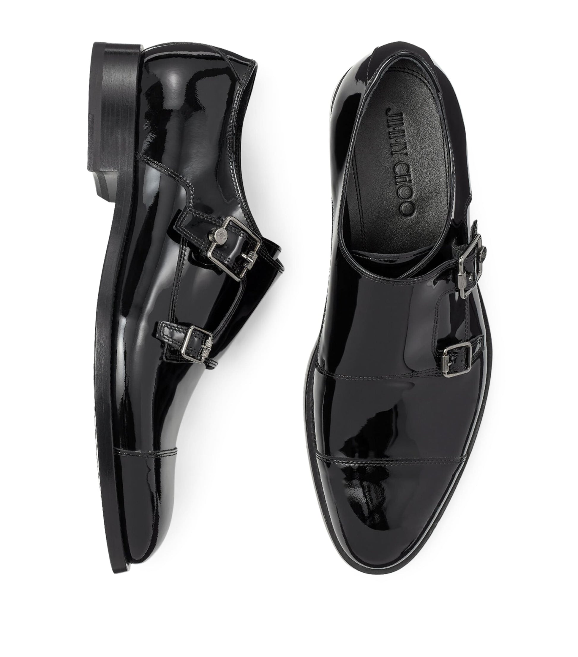 Finnion Monk Strap Leather Shoes