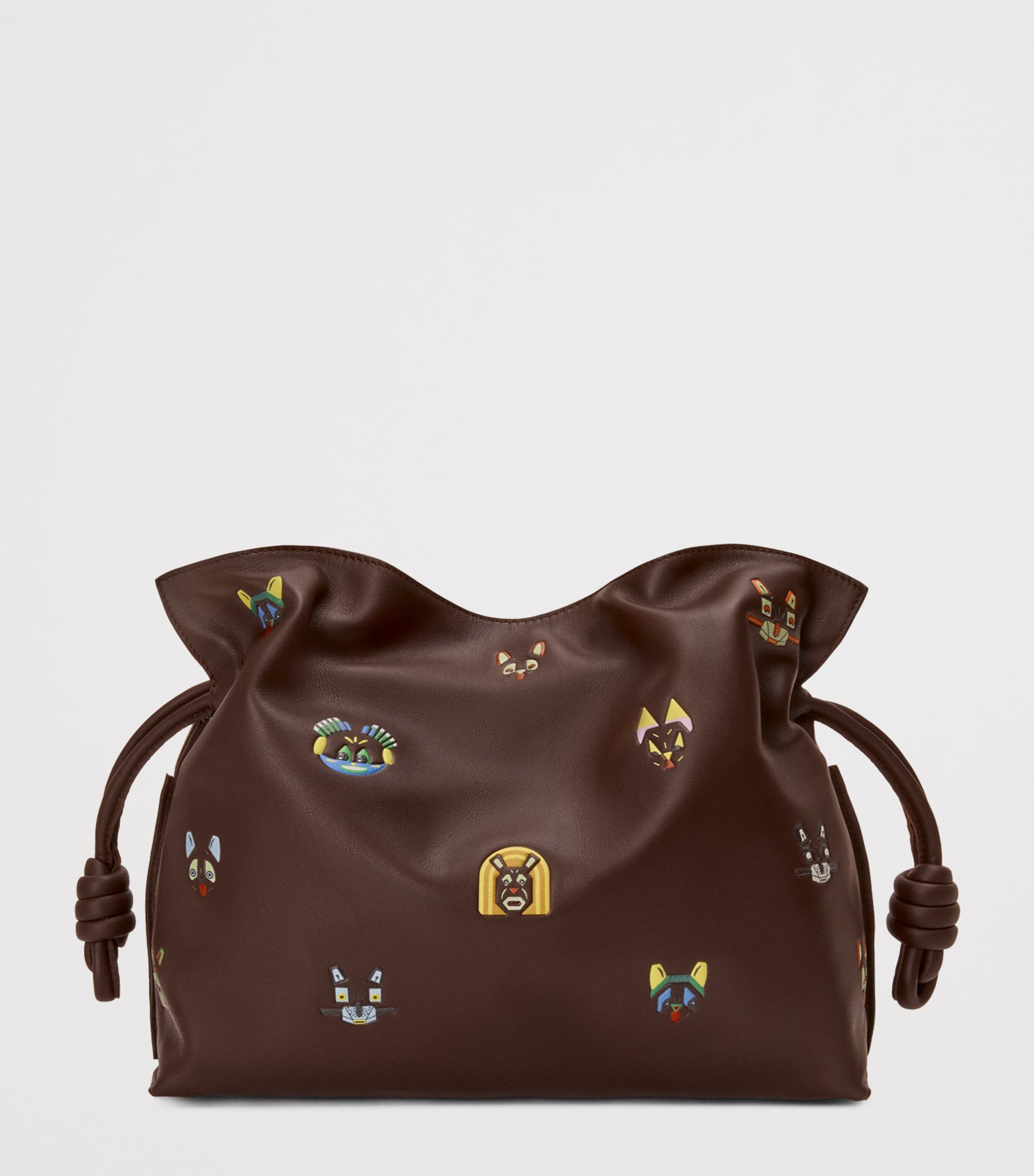 LOEWE x Louis Wain Medium Leather Flamenco Shoulder Bag