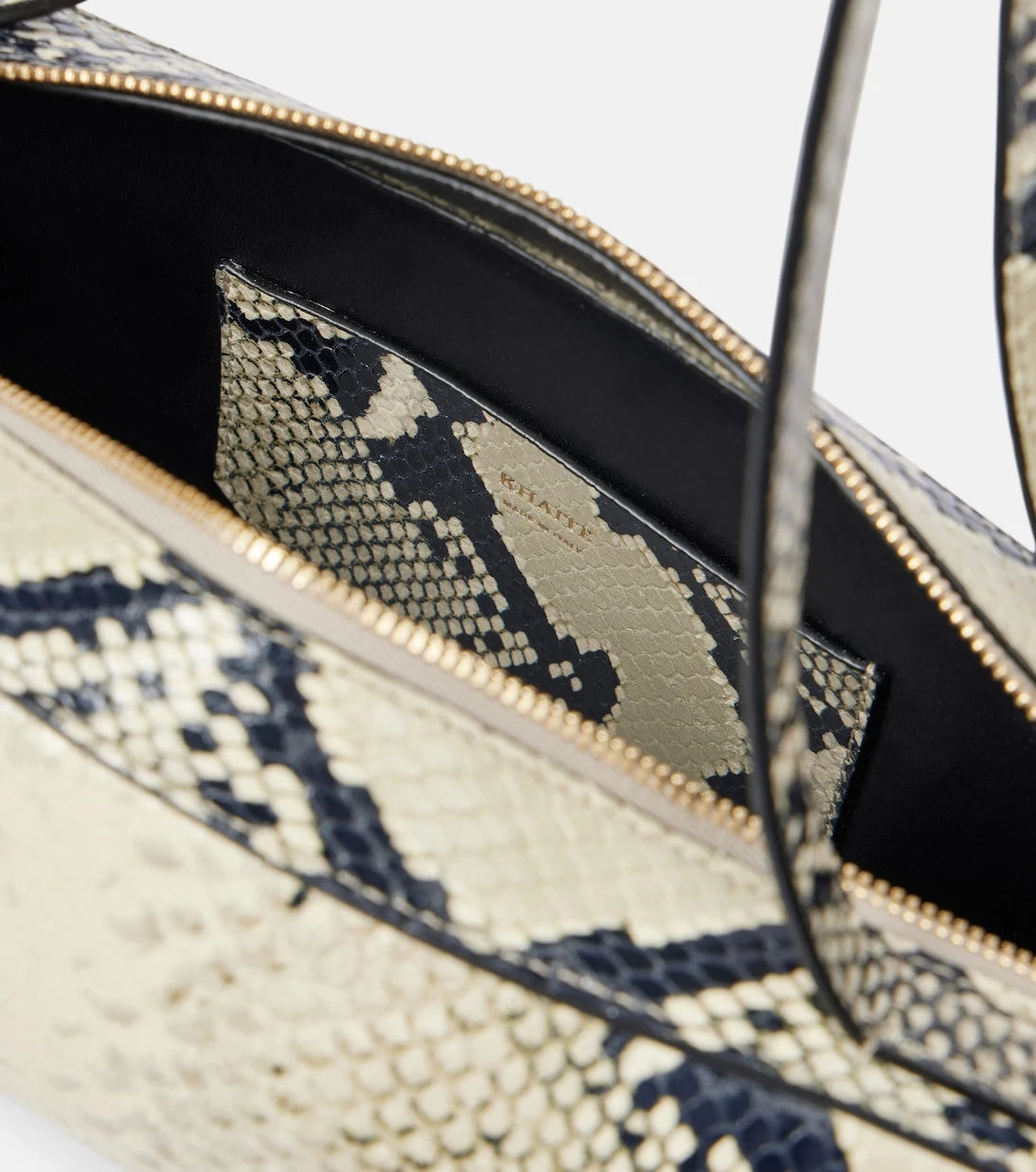 Khaite - Simona snake-effect leather shoulder bag