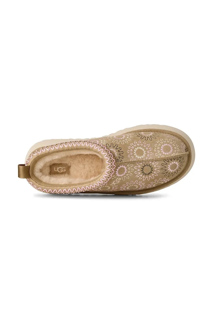 Велурени чехли UGG W Tazz Sun Stitch