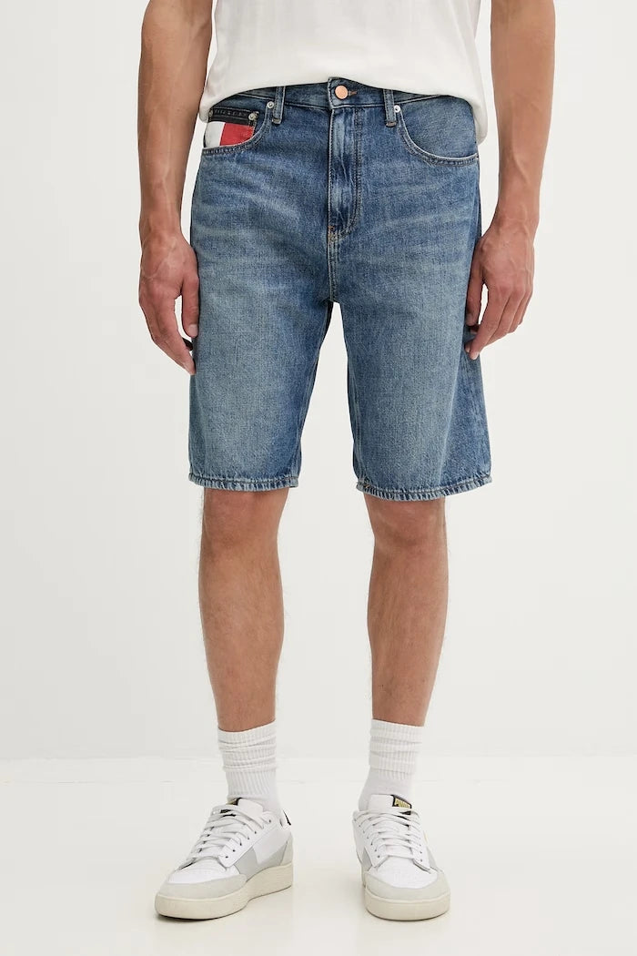 Tommy Jeans къс панталон мъжки от деним