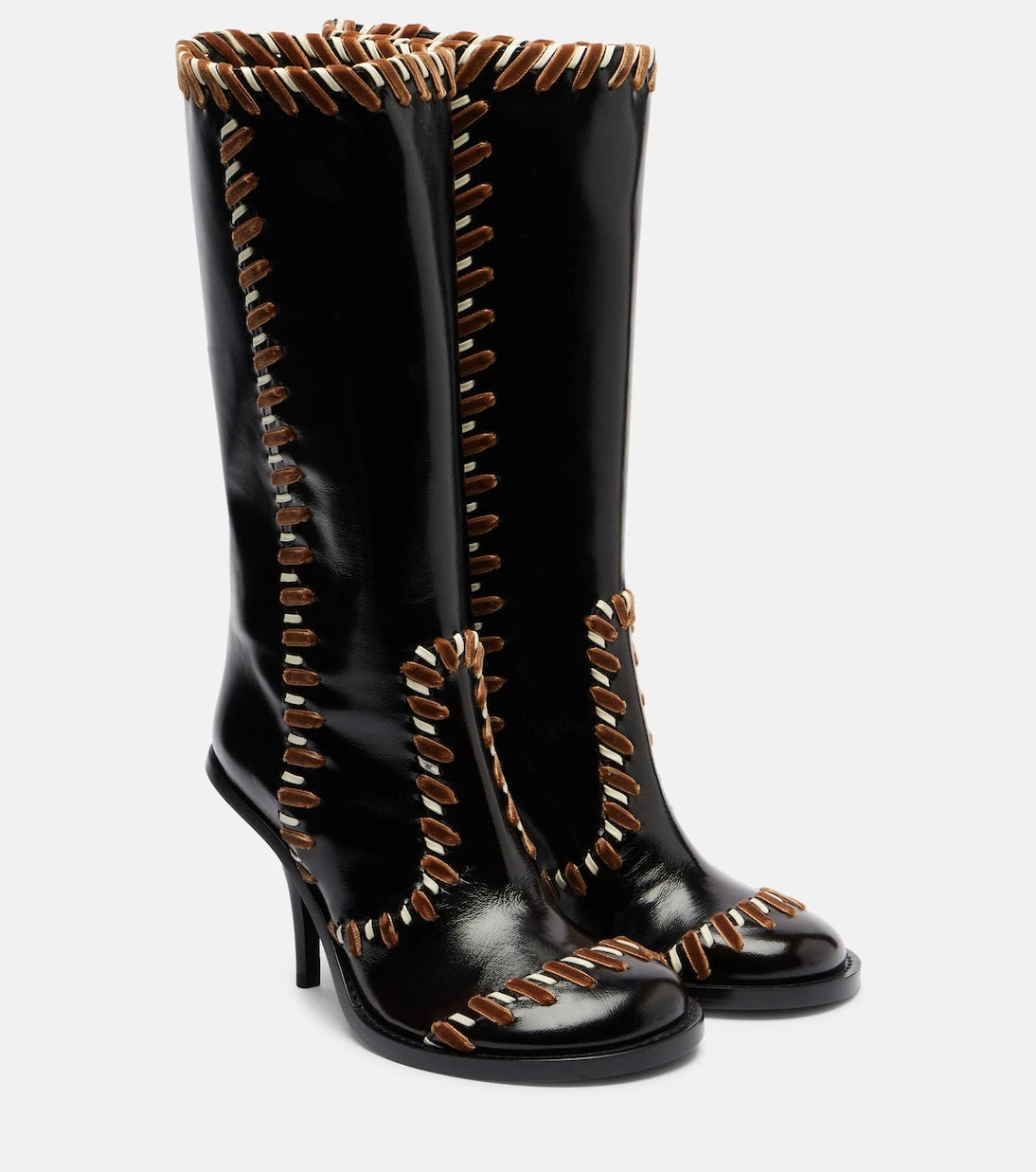 Dries Van Noten - 90 embellished leather boots