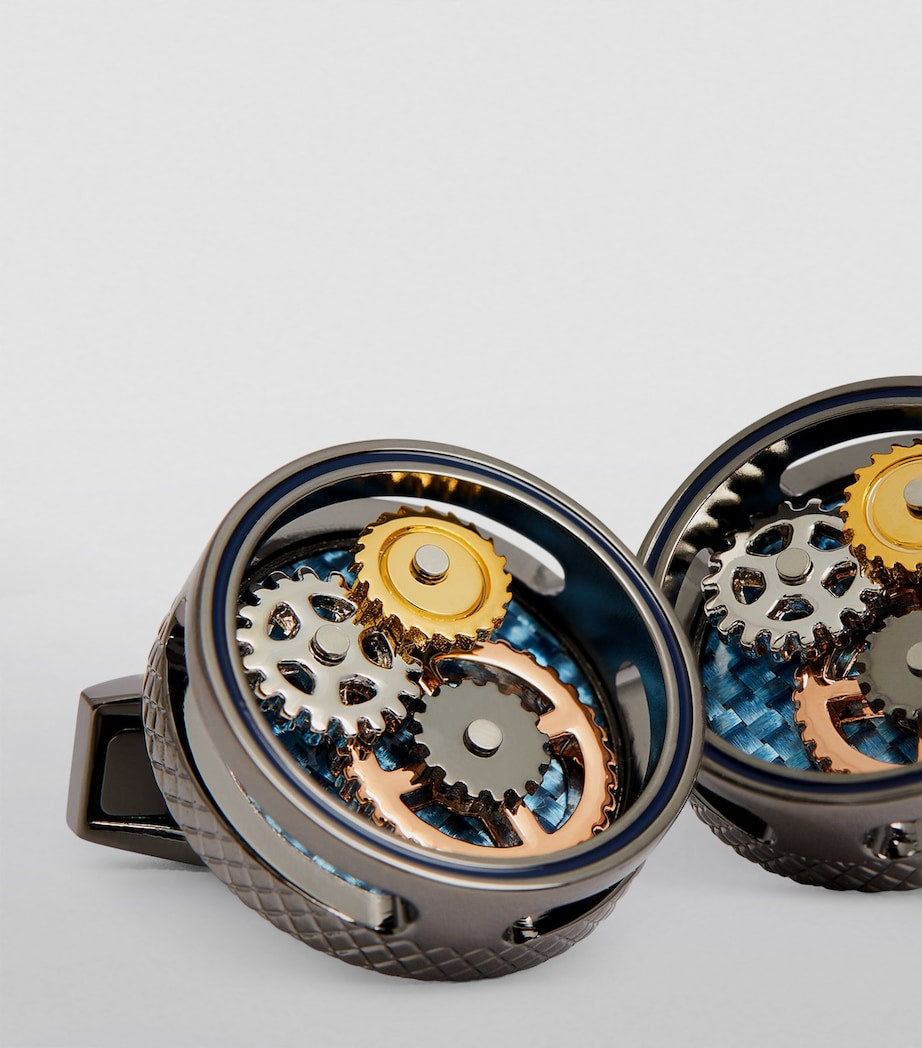 Circle Gear Cufflinks