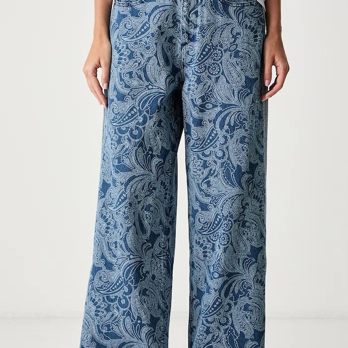 Kadın wide leg kot pantolon Liberty