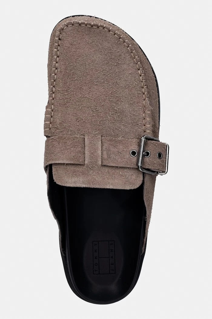 Tommy Jeans Erkek Süet Terlik BIND MULE WASHED SUEDE