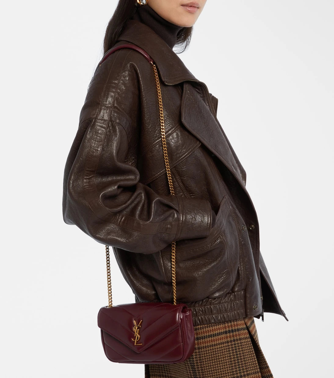 Saint Laurent - Loulou Mini leather crossbody bag