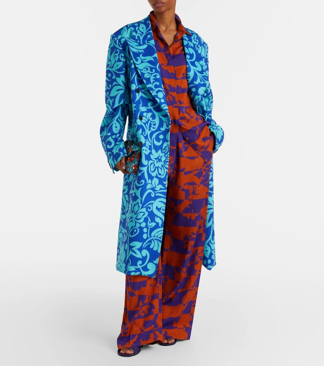 Dries Van Noten - Rosea printed coat