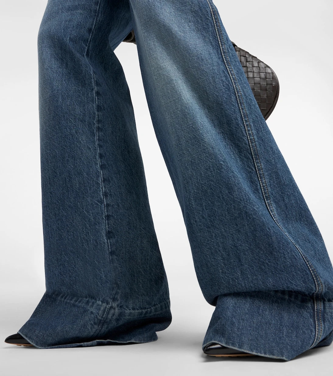 Bottega Veneta - High-rise wide-leg jeans