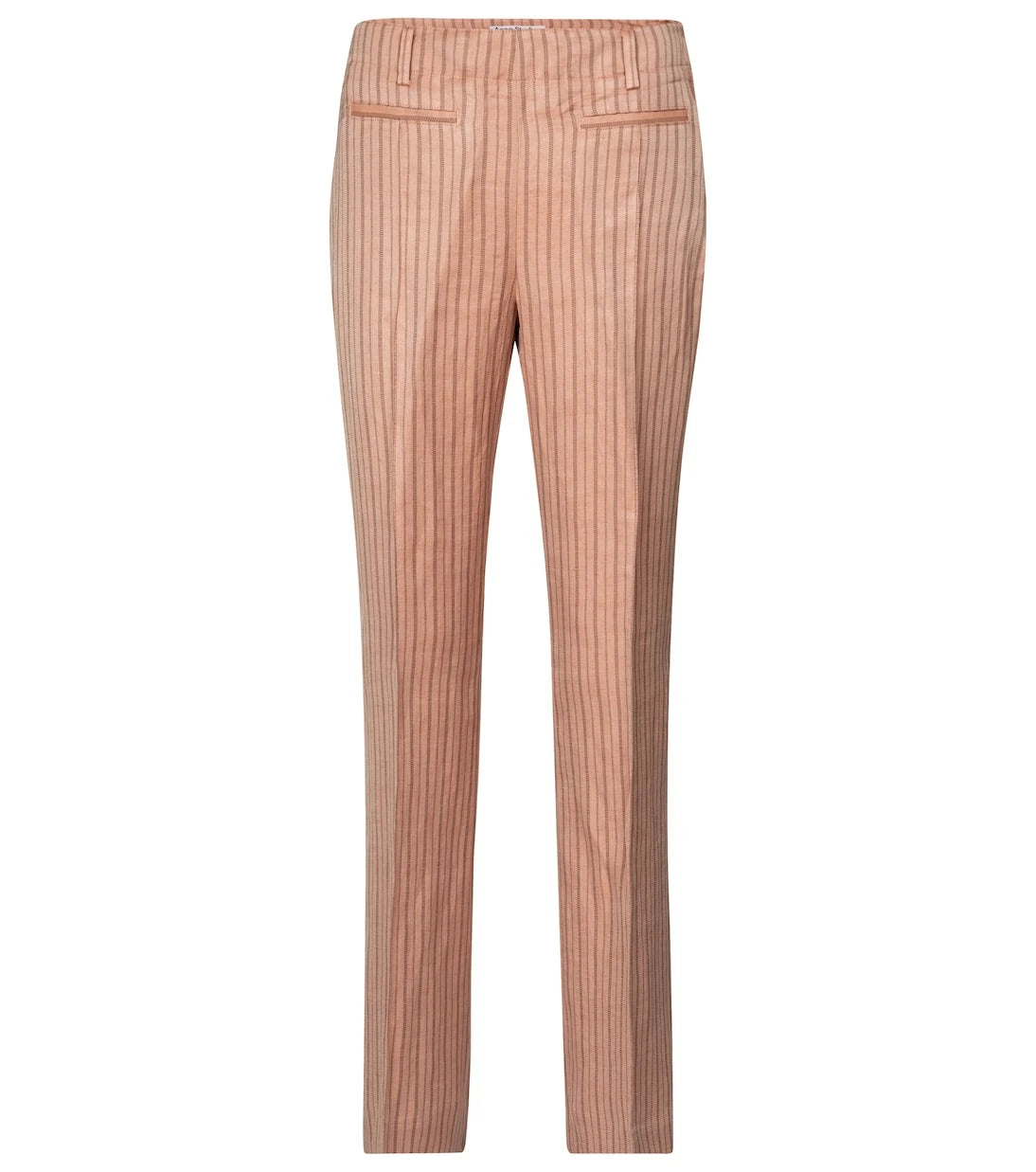 Acne Studios - High-rise straight linen-blend pants