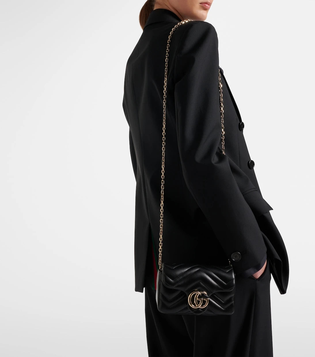 Gucci - GG Marmont Mini leather shoulder bag
