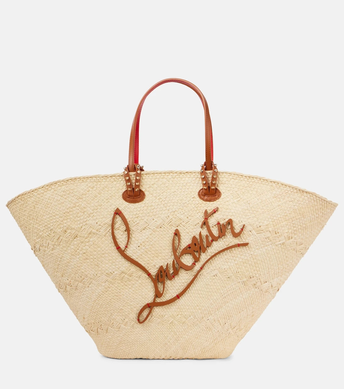 Christian Louboutin - Cabata Large raffia tote bag