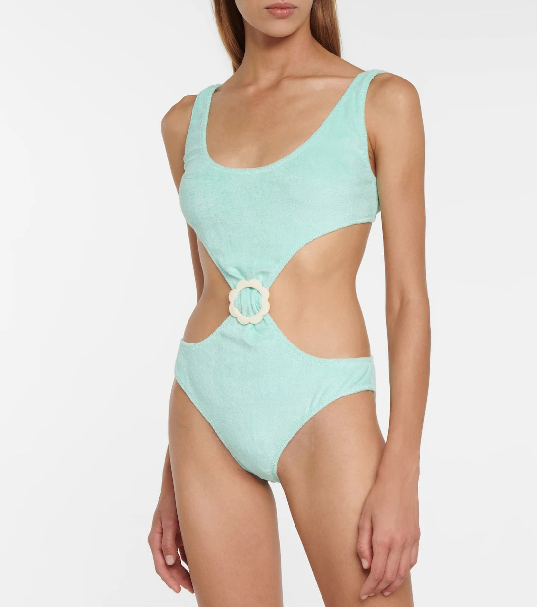 Lisa Marie Fernandez - Stretch-cotton terry swimsuit