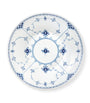 Blue Fluted Half Lace Deep Plate (24cm)