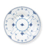 Blue Fluted Half Lace Deep Plate (24cm)