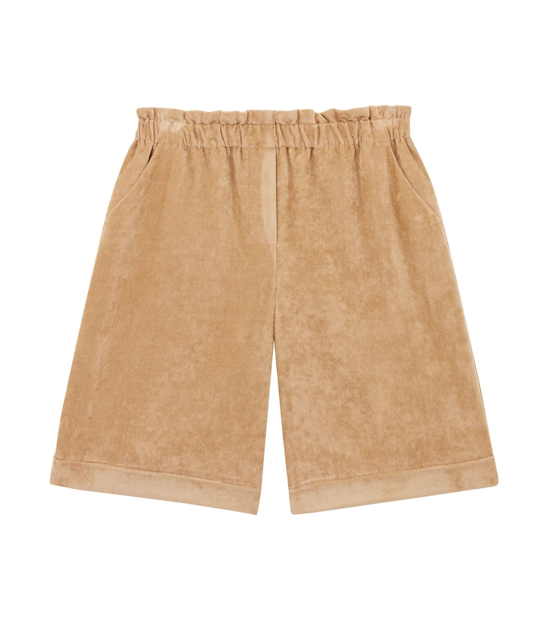 Moncler Enfant - Logo corduroy shorts