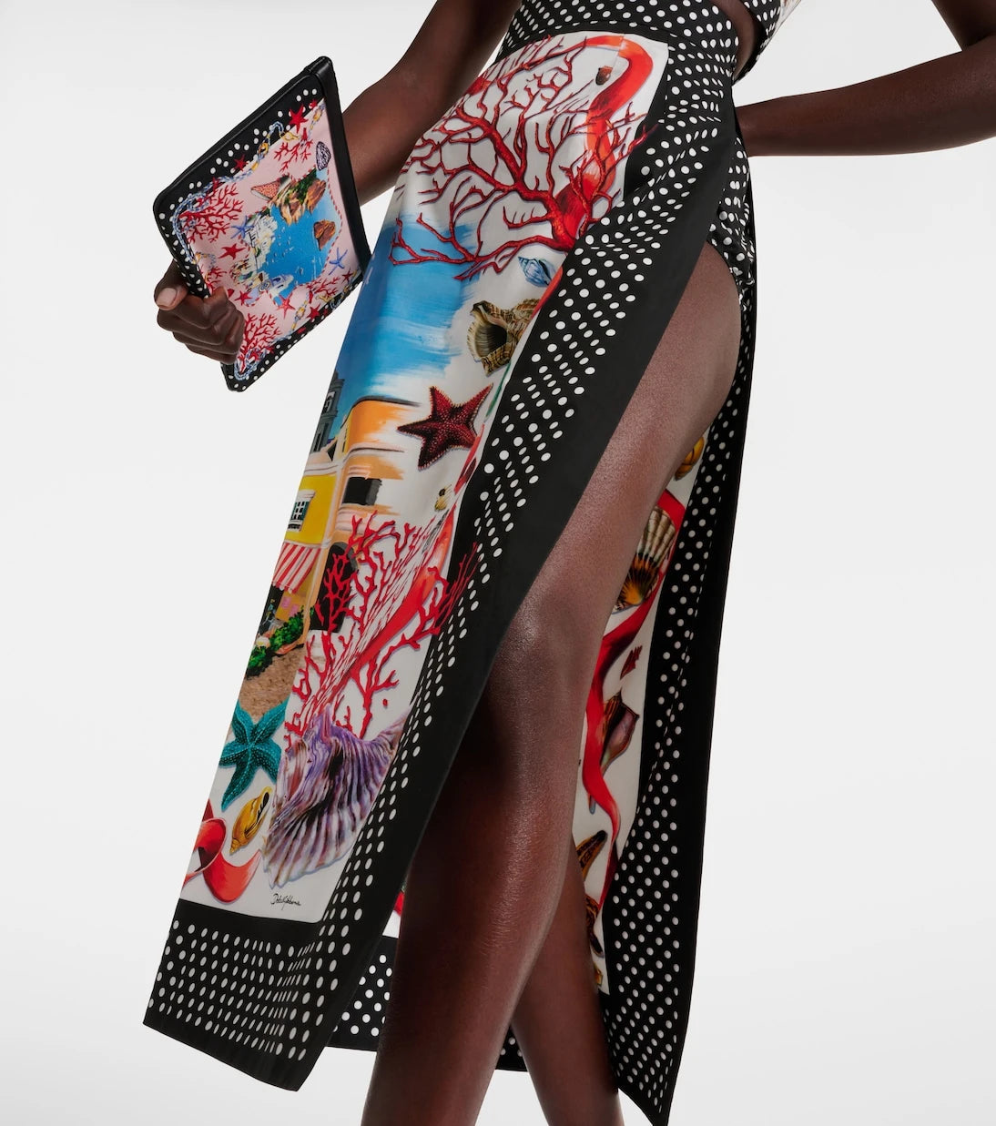Dolce&Gabbana - Capri printed cotton maxi skirt