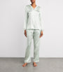 Hanro Green Stretch Silk Pyjama Set