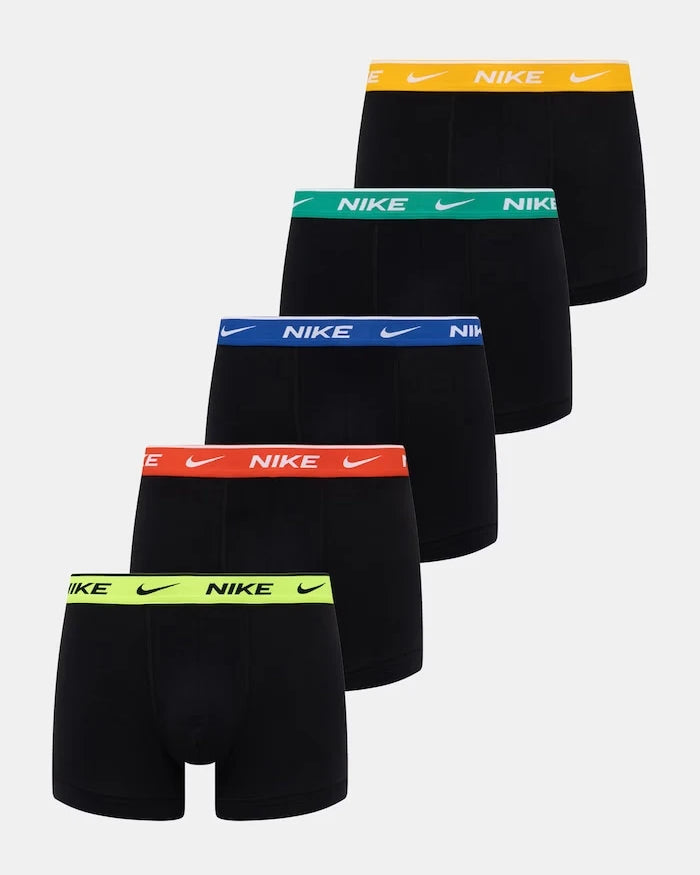 Nike боксерки мъжки от памук с еластан 5 броя