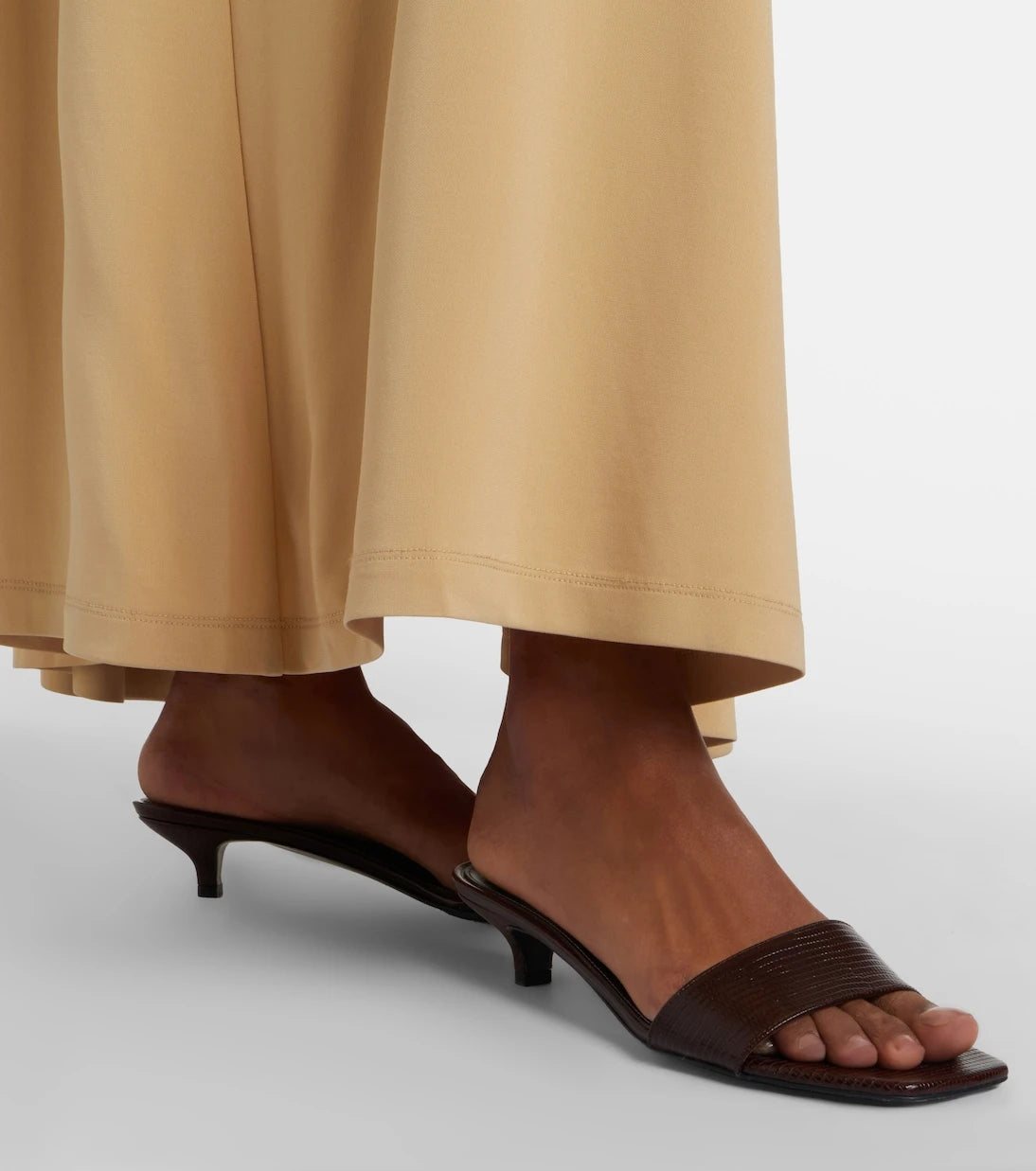 Toteme - Embossed leather mules