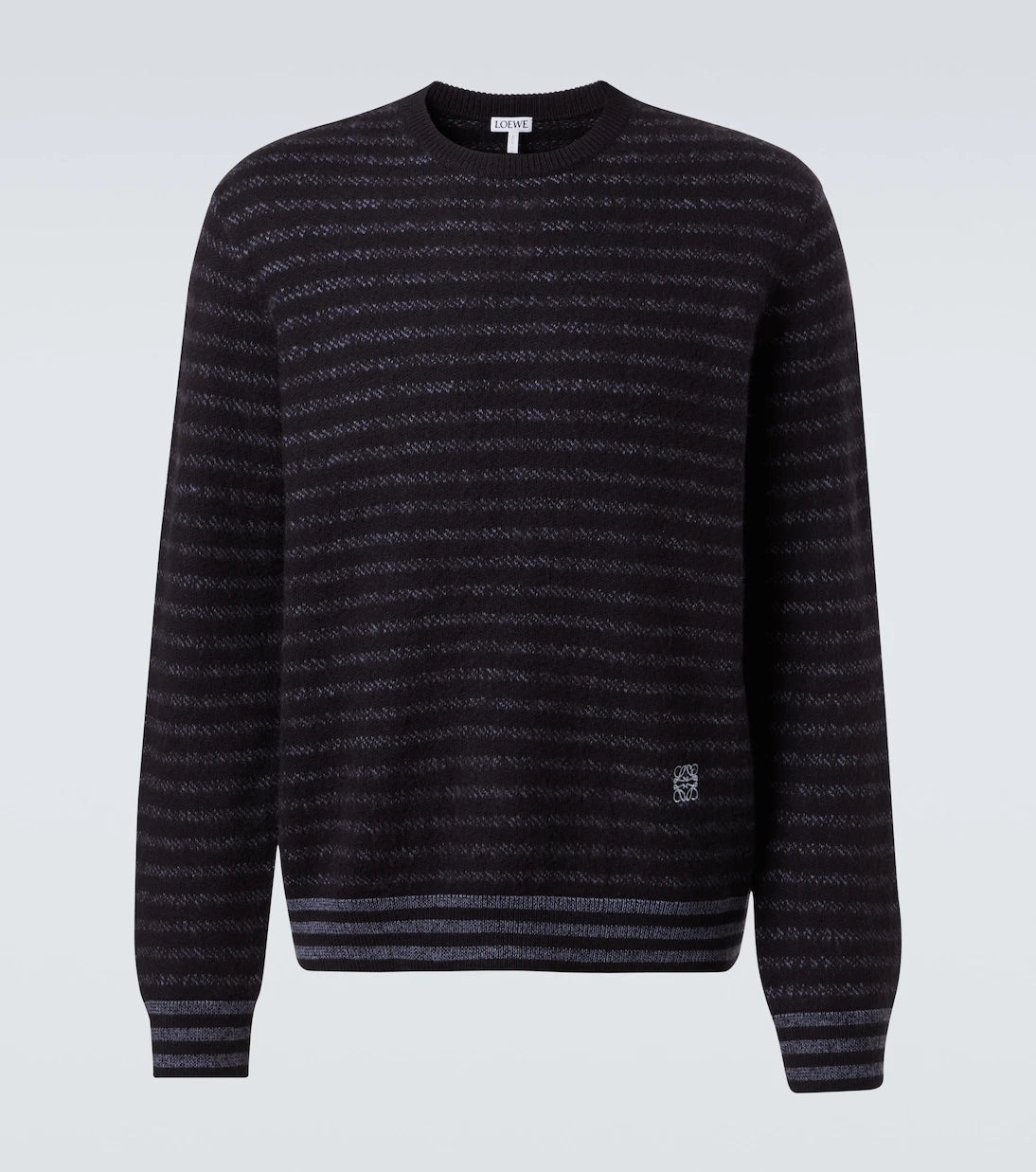 Loewe - Anagram striped wool sweater