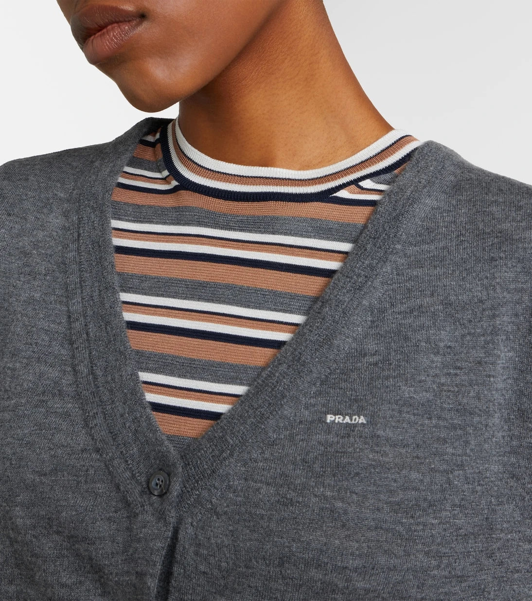 Prada - Cropped cashmere cardigan