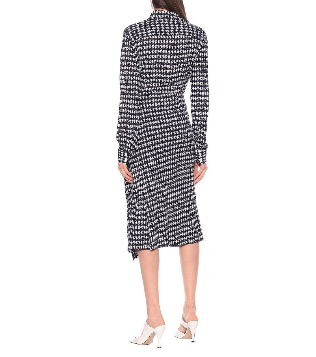 Victoria Beckham - Houndstooth midi skirt