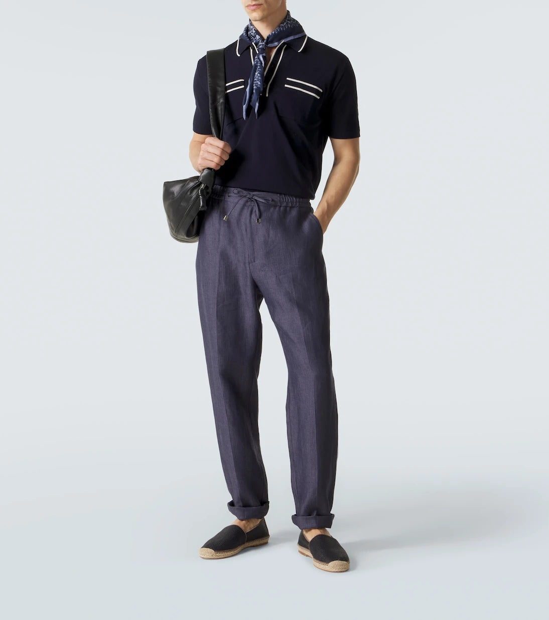 Orlebar Brown - Keeling cotton and silk polo shirt