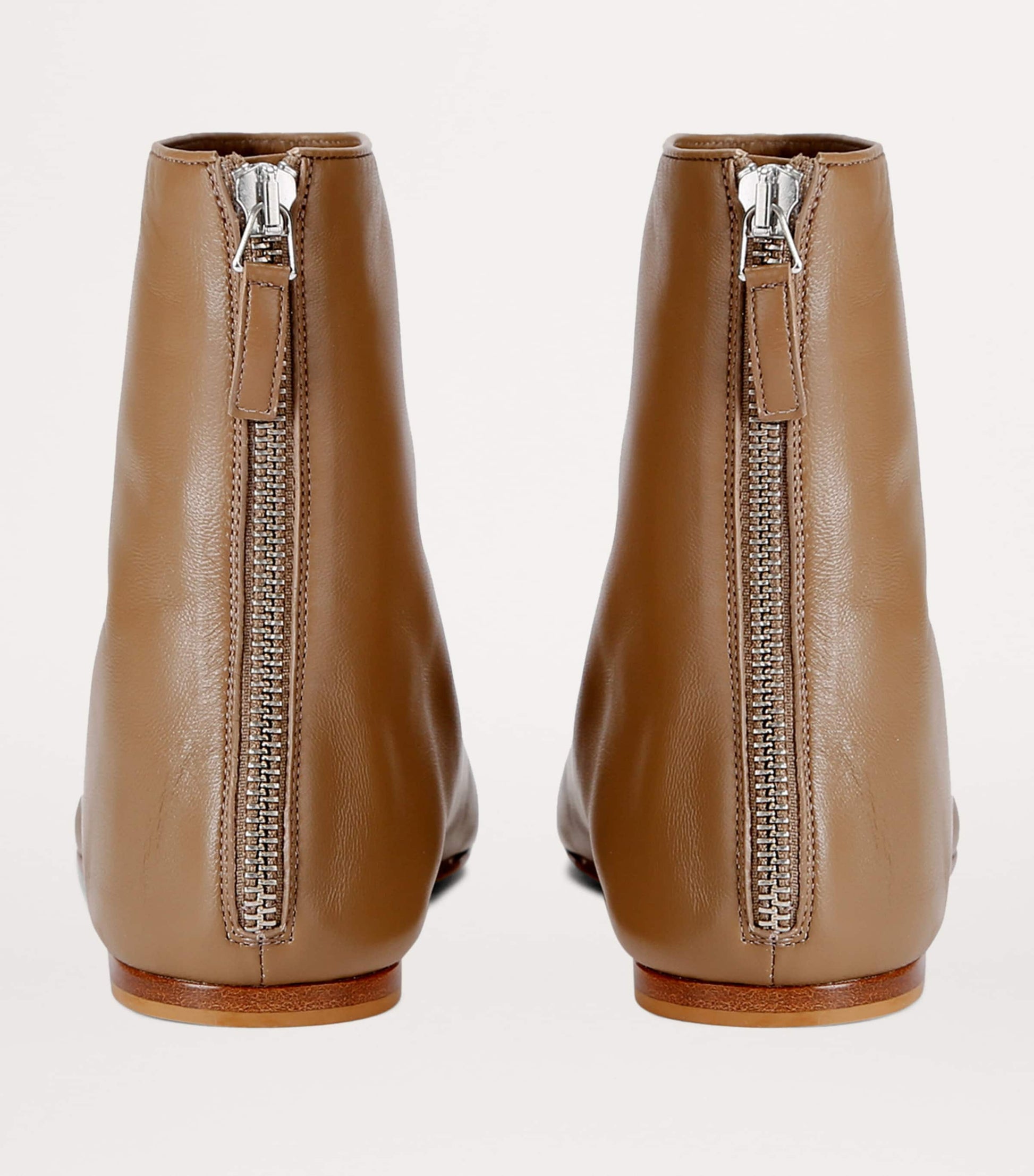 Leather Luna Boots TAUPE