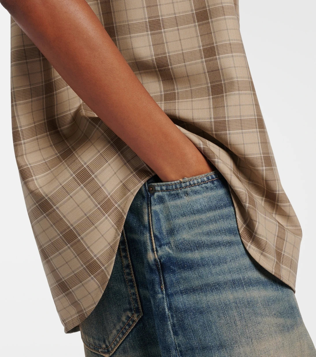 Acne Studios - Checked wool shirt