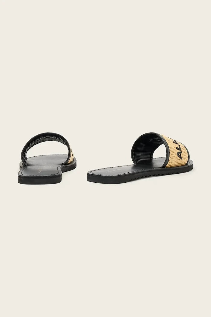 AllSaints сандали дамски от кожа Hoxton Slider