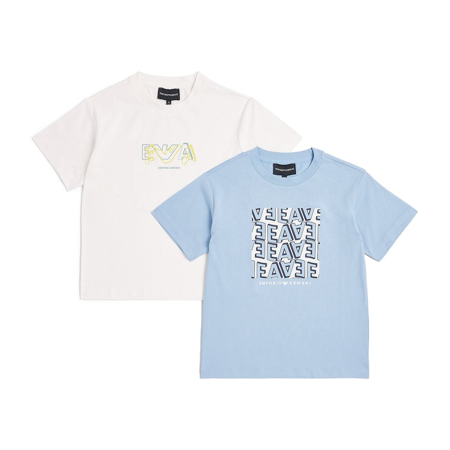 Pack of 2 Cotton Logo T-Shirts (4-16 Years)