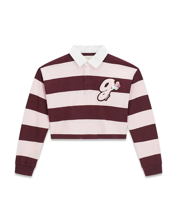 Guess çocuklar için pamuklu uzun kollu bluz