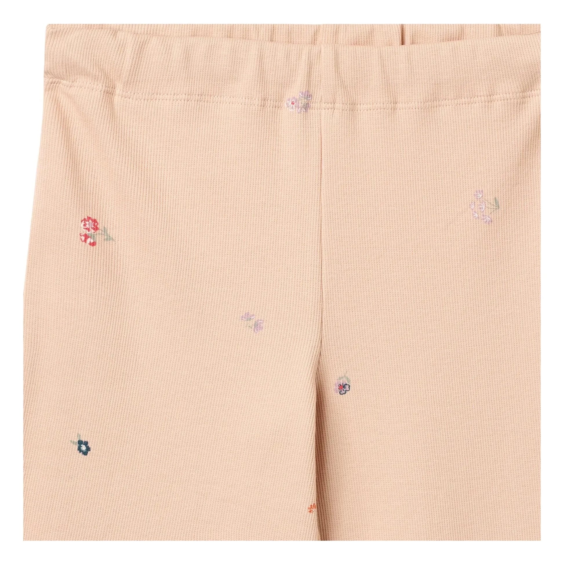 Wheat - Ela organic cotton flower pants | Peach