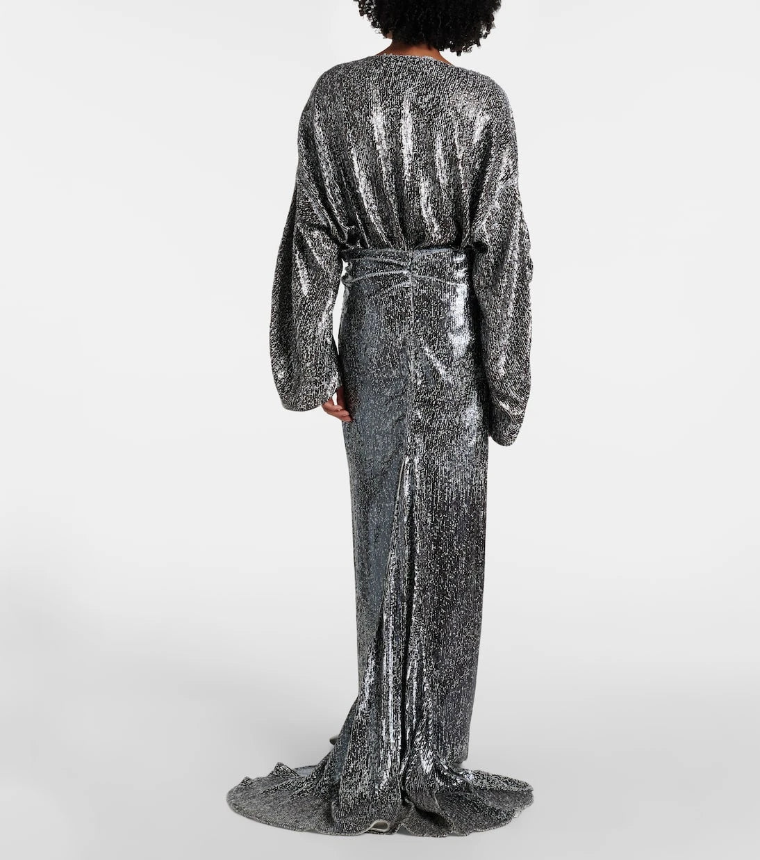 Dries Van Noten - Sequined maxi skirt