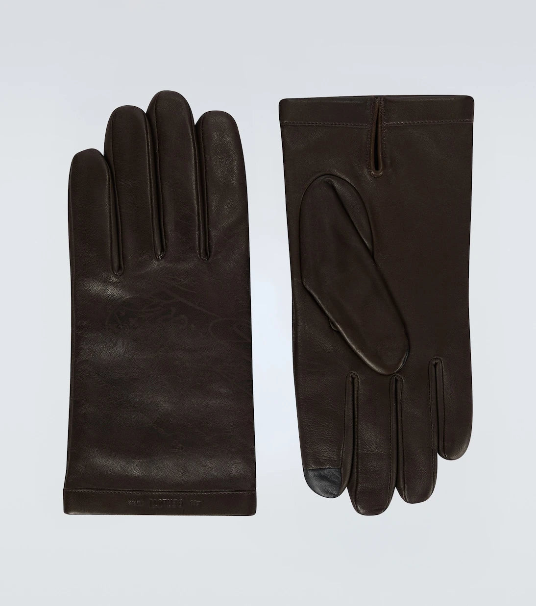 Berluti - Scritto leather gloves