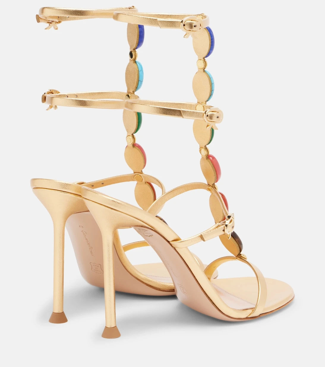 Gianvito Rossi - Shanti embellished leather sandals
