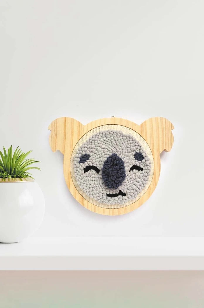 Комплект за бродиране Graine Creative Koala Punch Needle Kit