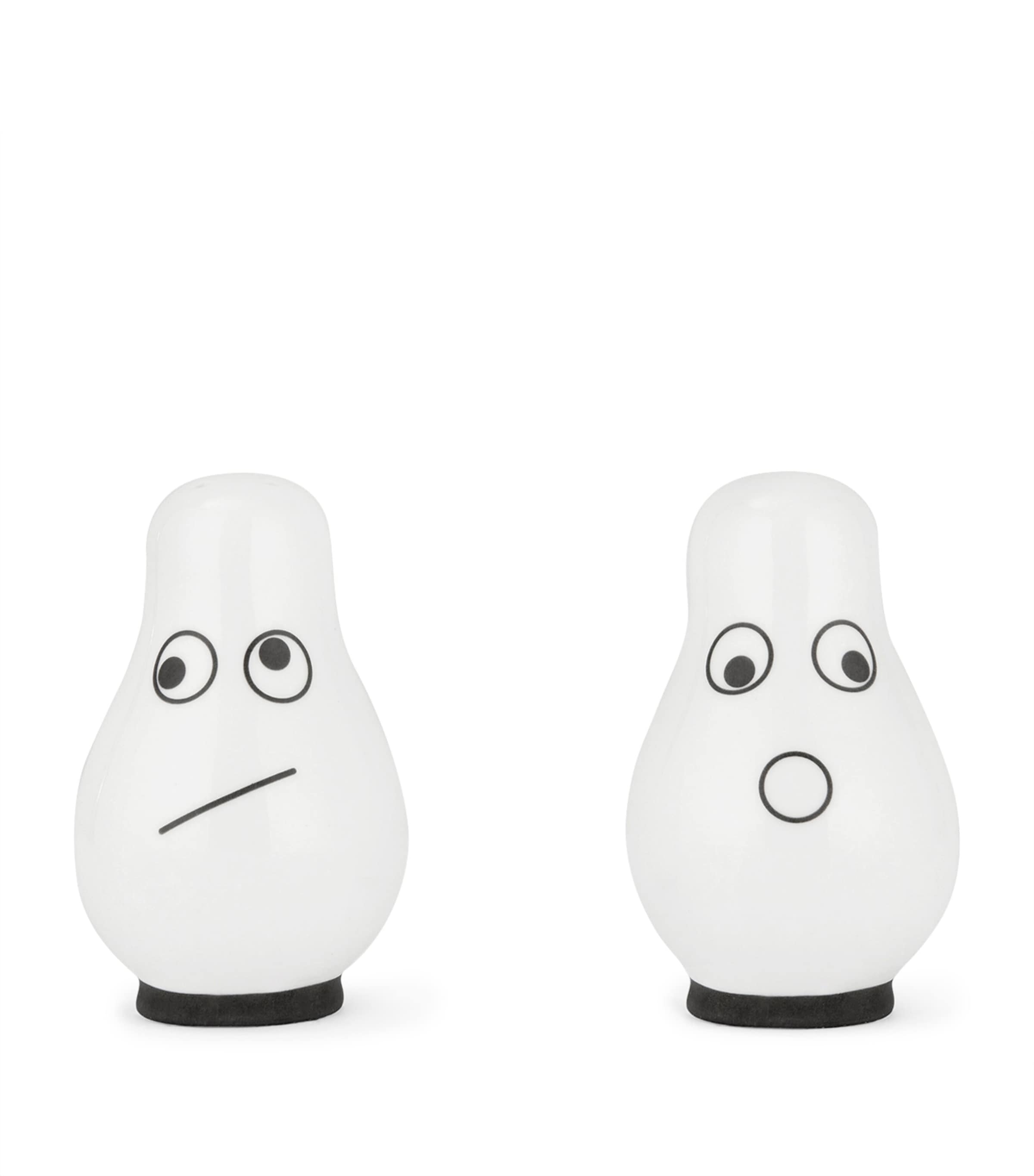 Bone China Eyes Salt and Pepper Shakers