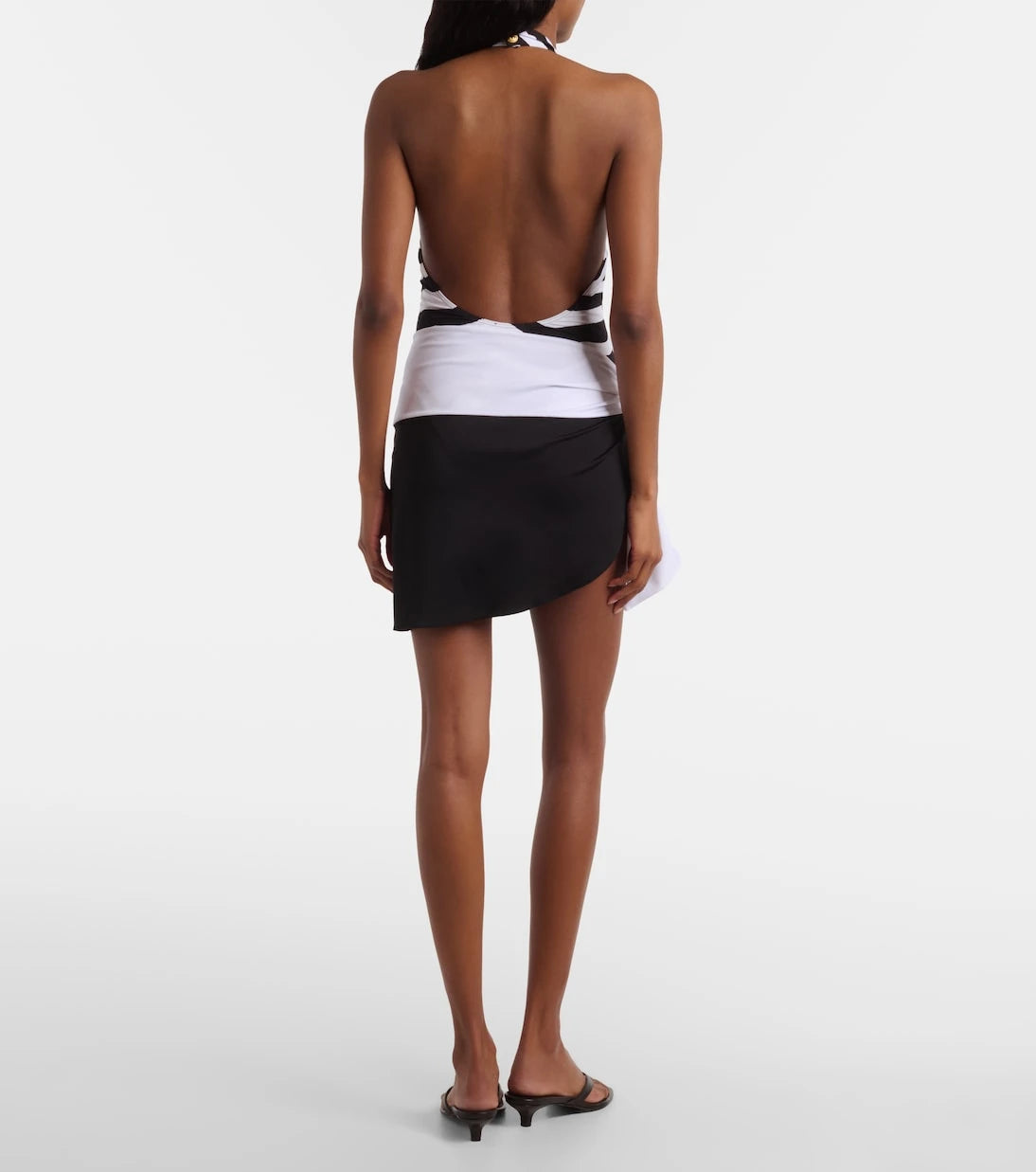 Balmain - Asymmetric beach cover-up