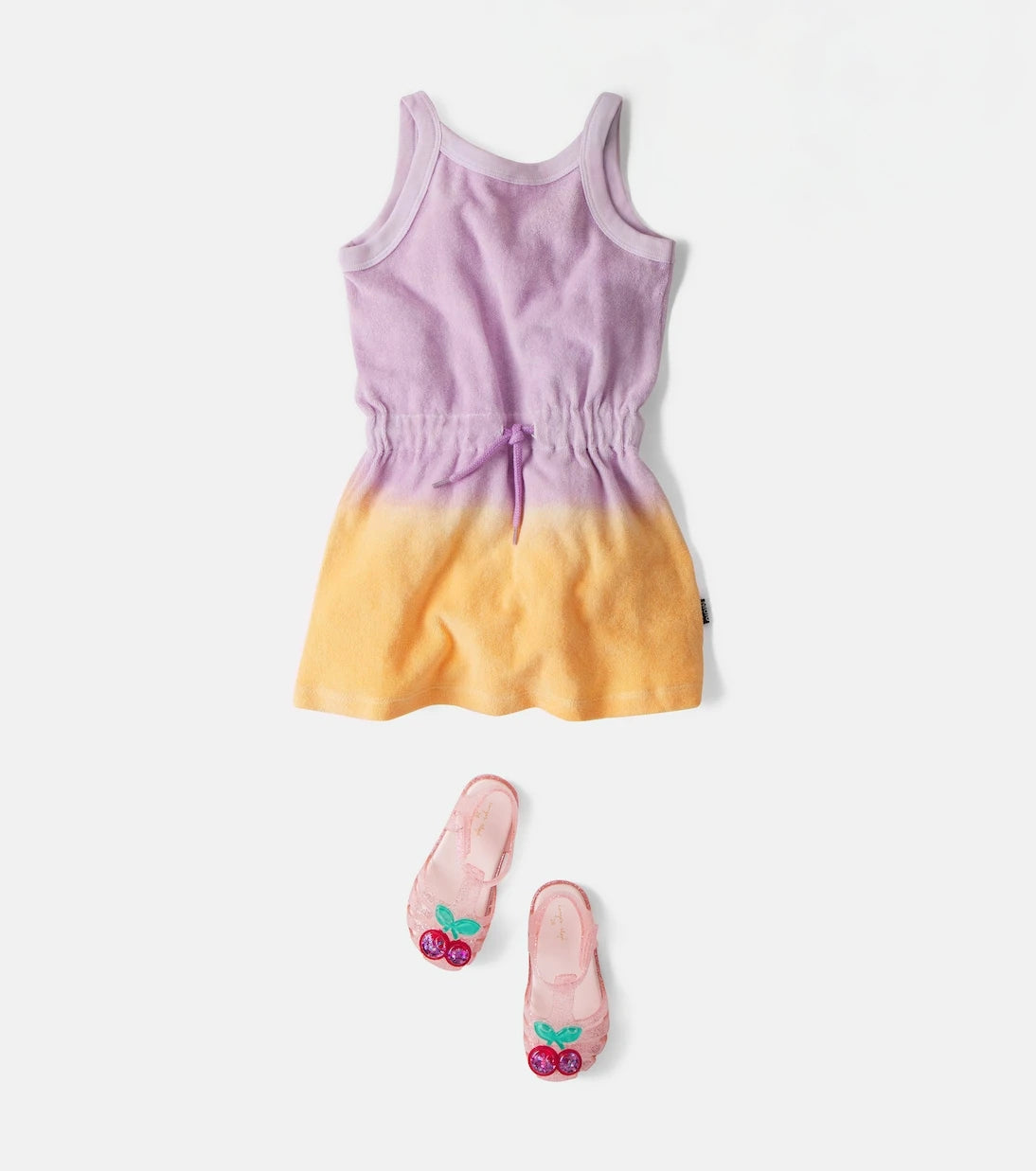 Molo - Camden ombré cotton terry dress
