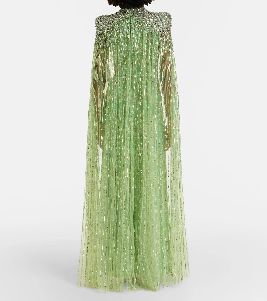Jenny Packham - Opera embellished caped gown