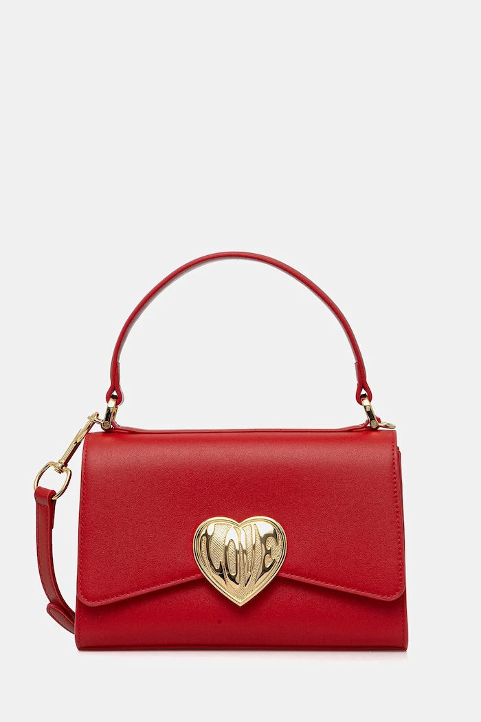 Кожена чанта Love Moschino