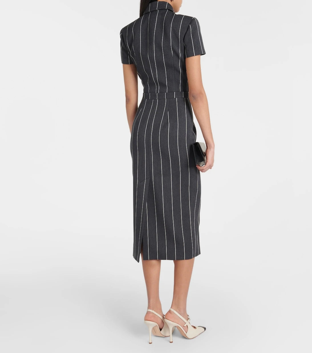 Alessandra Rich - Wool-blend bouclé tweed midi skirt