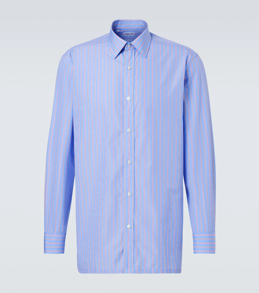 Charvet - Striped cotton poplin shirt