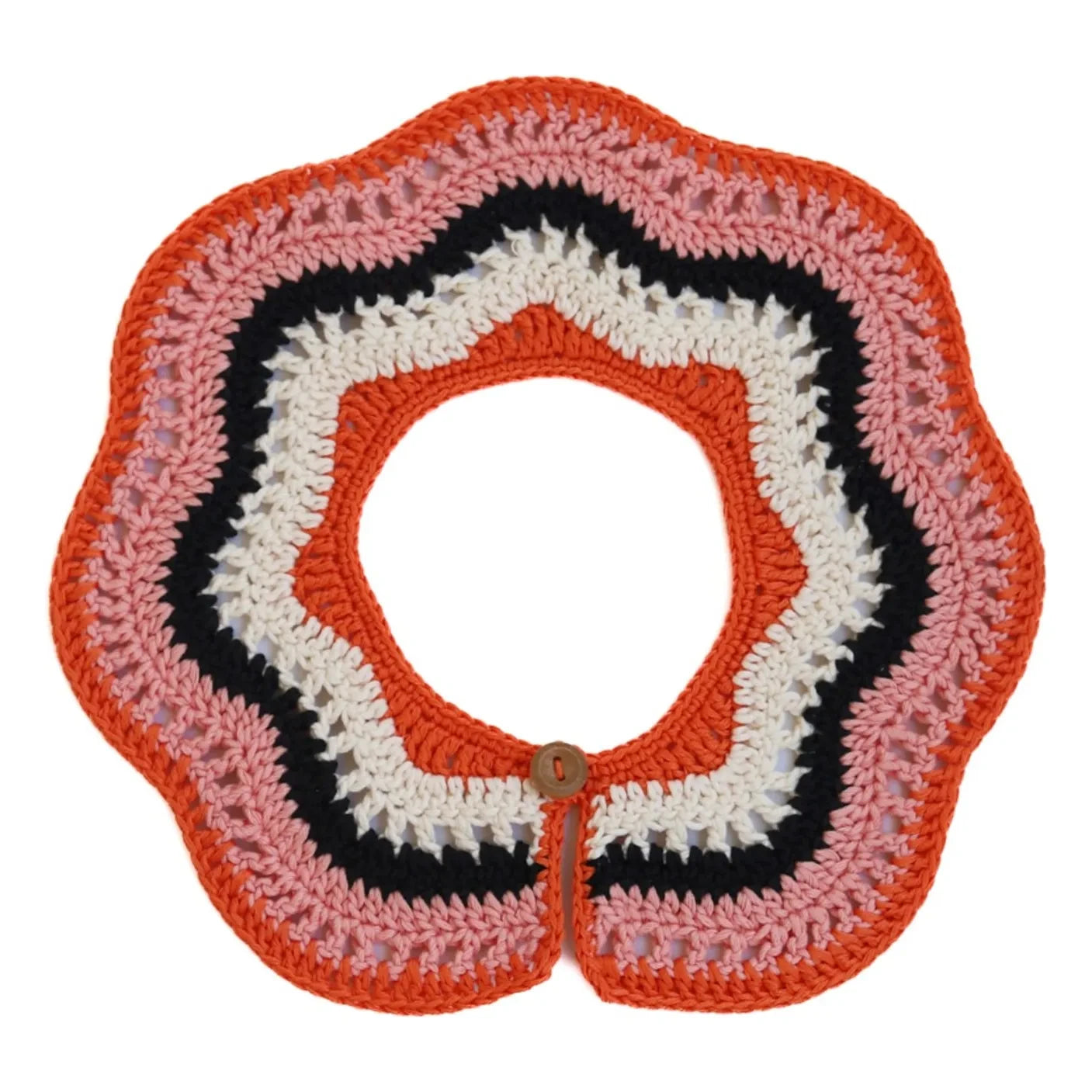 Kalinka - Isabelle Crochet Removable Collar | Pink