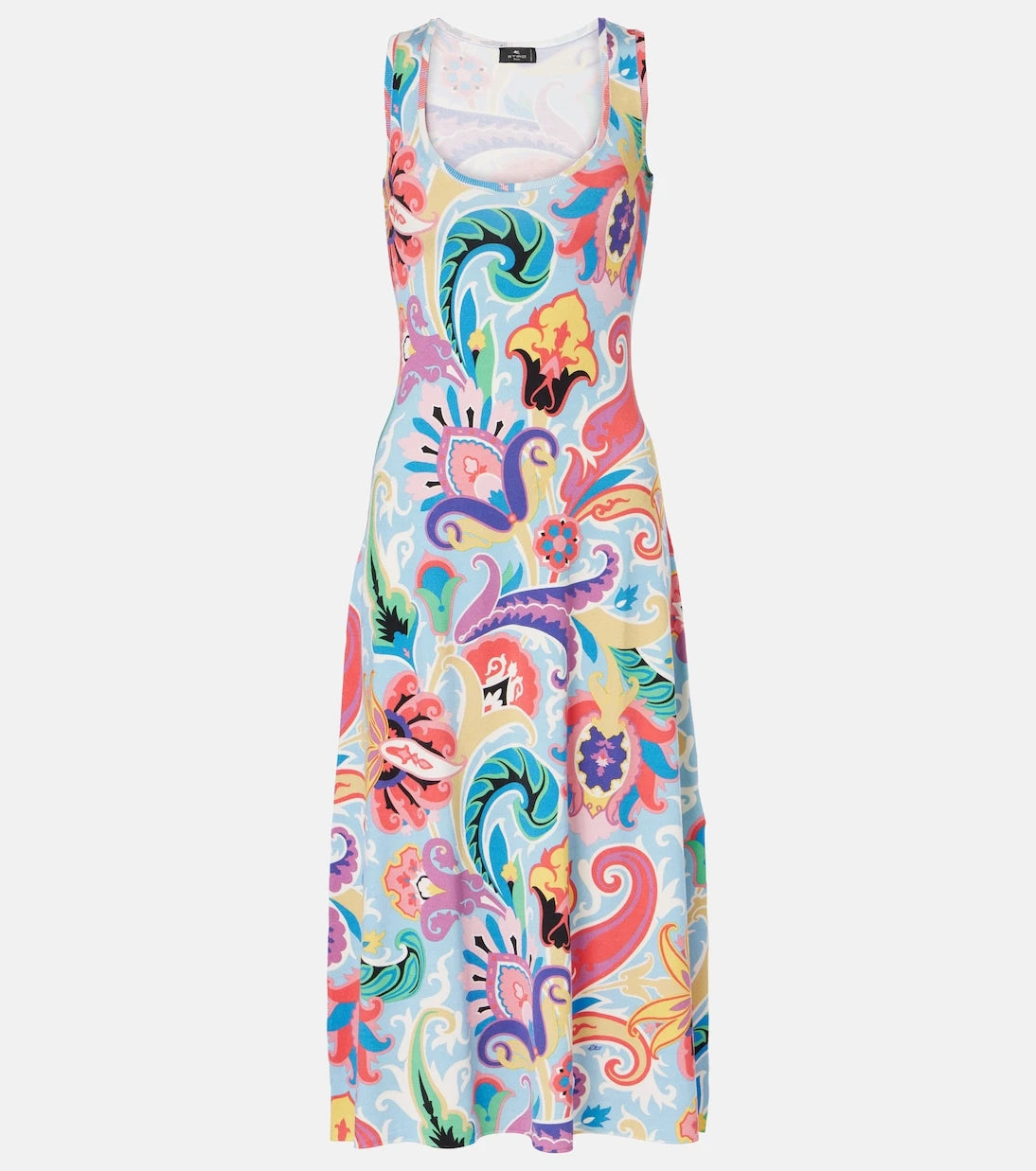 Etro - Paisley silk-blend midi dress
