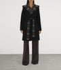 Burberry Black Wool Reversible Car Coat