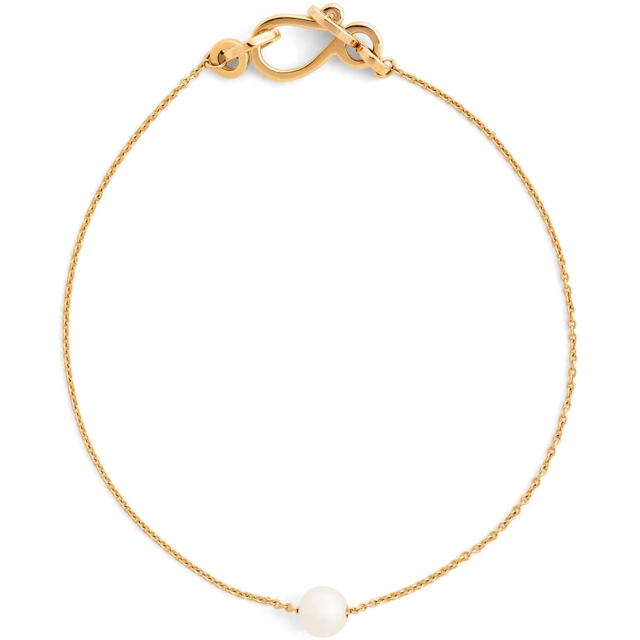 Sophie Bille Brahe Yellow Gold and Pearl Stella Bracelet